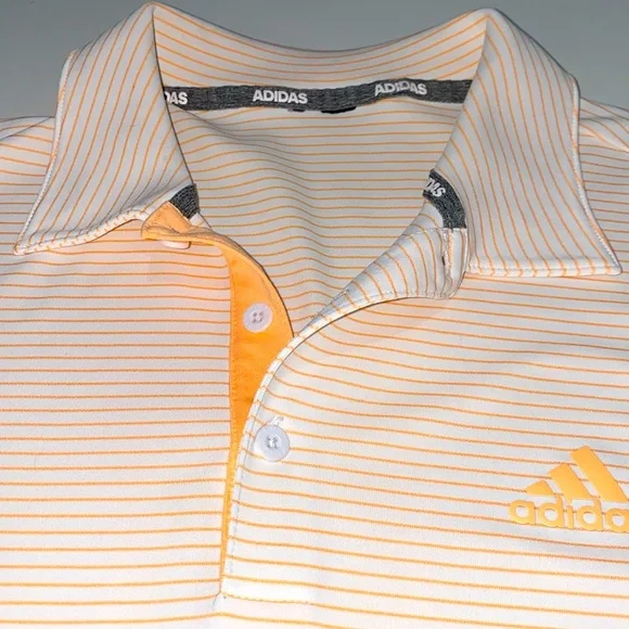 ADIDAS GOLF SHIRT. STRIPED POLO - Picture 4 of 9